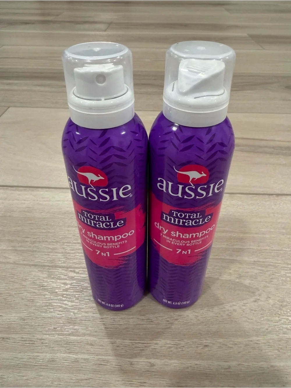 VERY RARE 2X Aussie Total Miracle Dry Shampoo 7-in-1 NEW 4.9 oz DISCONTINUED!